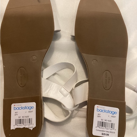 ANNE KLEIN Women’s Cream Sandals – Elegant & Comfortable -‎ Size 8.5 - Picture 3 of 3